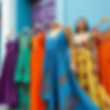 Vibrant color palette of dresses for everyday wear