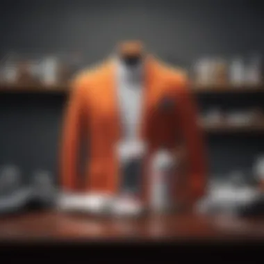 Essential Cleaning Supplies for Blazers Cleaning supplies arranged for blazer maintenance