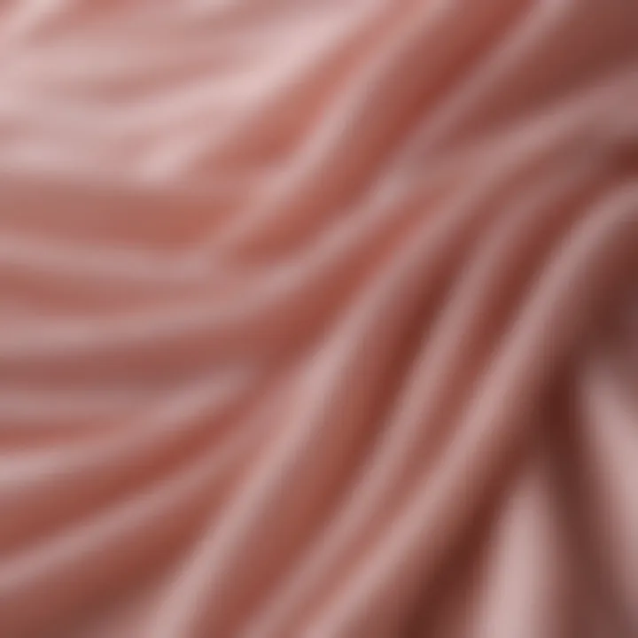 Close-up of high-quality chiffon fabric