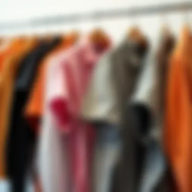 Variety in Style: A Journey Through Cuts and Fabrics A collection of shirts arranged by different cuts and styles