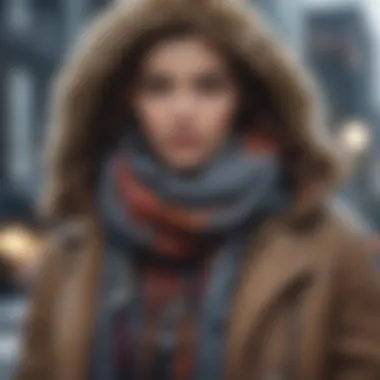 Layering for Style: Winter Outfit Winter outfit layered with accessories