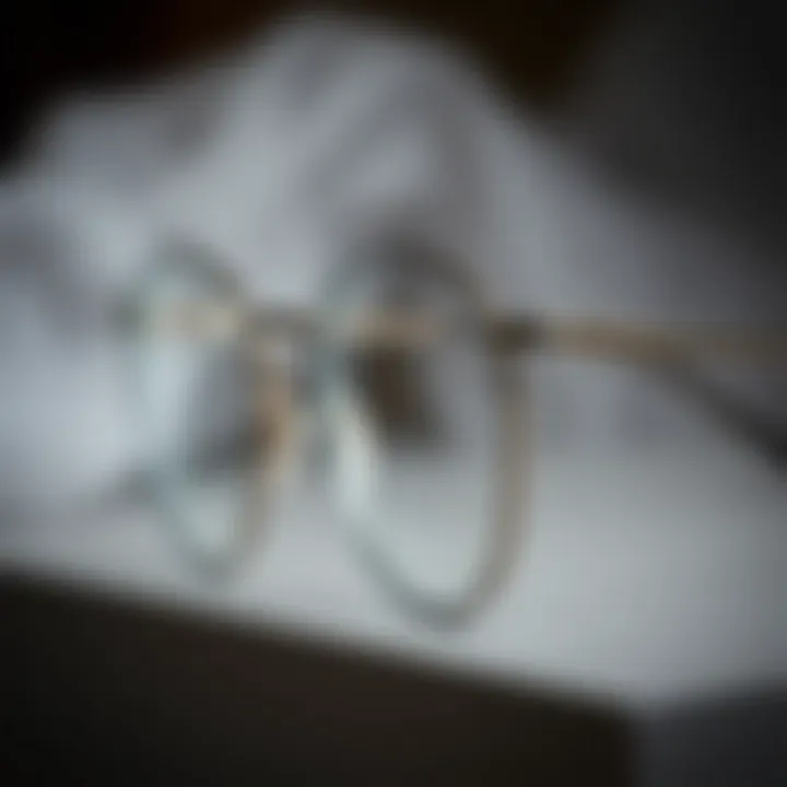 Close-up of Merlen glasses highlighting quality craftsmanship