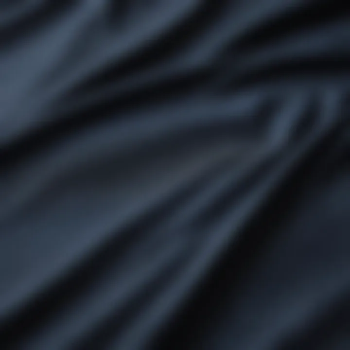 A close-up of fabric textures highlighting quality